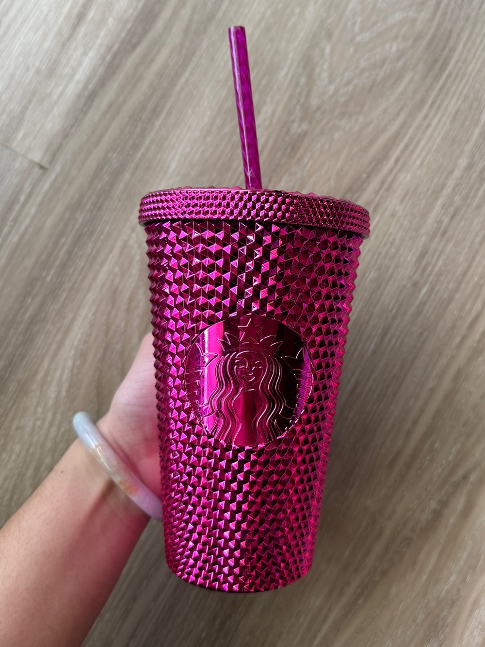 Starbucks Pink Studded Tumbler